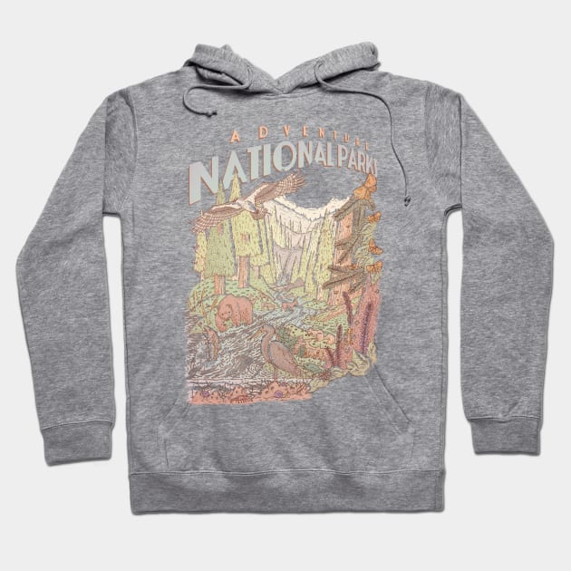 Adventure National Parks Hoodie by TaylorRoseMakesArt